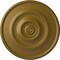 Ekena Millwork Traditional Reece Ceiling Medallion (Fits Canopies up to 5 7/8"), 24 3/8"OD x 1 1/8"P, Gold CM24REGLS - alternate 1
